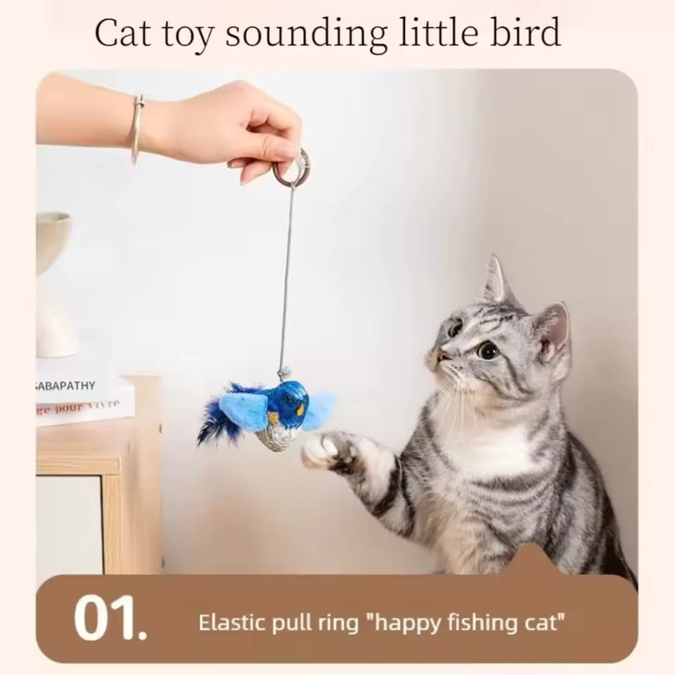 Hanging Bird Catnip Toy